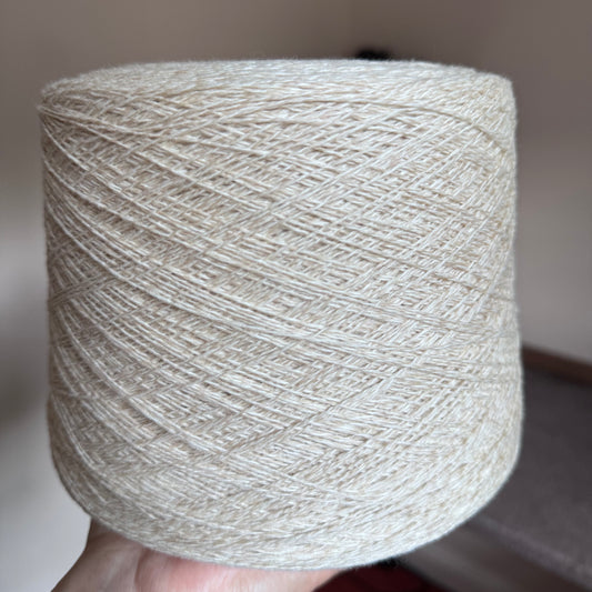 Feodosiia Lace Oatmeal / White Undyed 50g