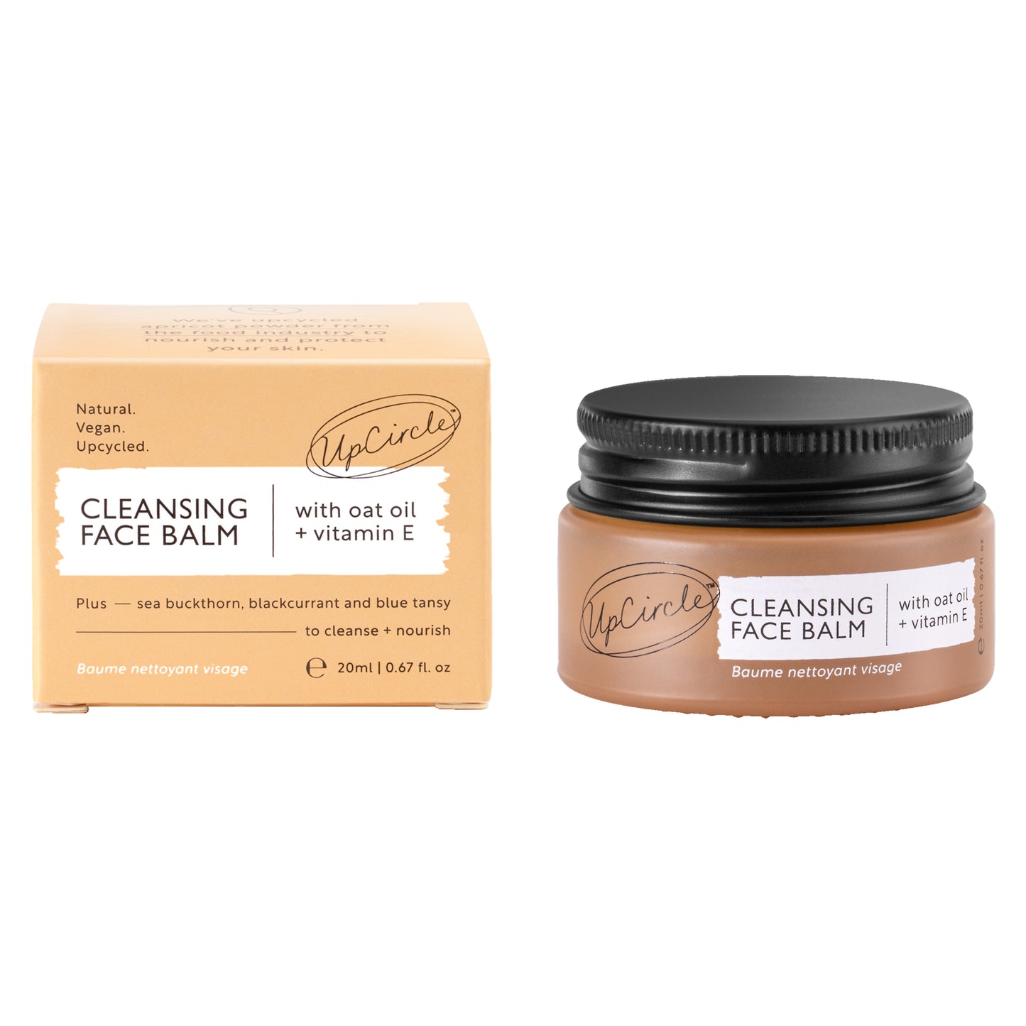 UpCircle Cleansing Face Balm with Oat Oil & Vitamin E — Travel Size UpCircle Beauty | 20ml