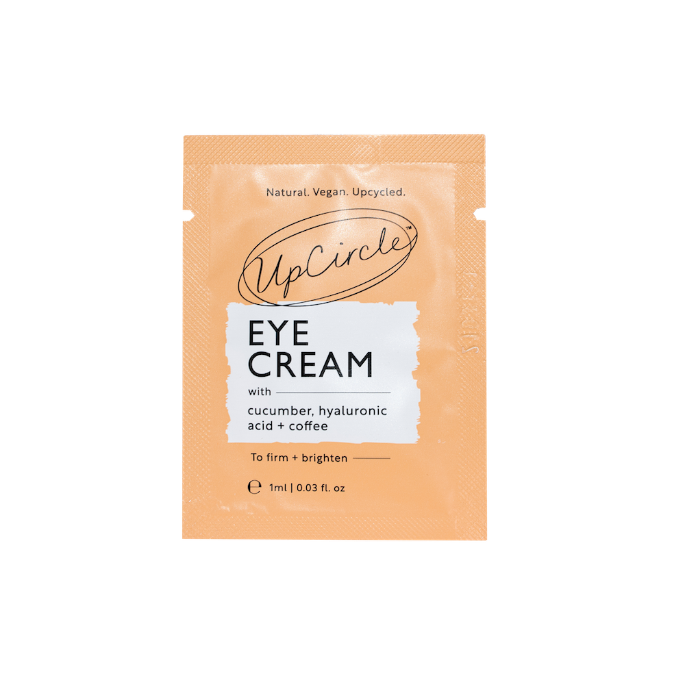 UpCircle Eye Cream with Cucumber, Hyaluronic Acid &amp; Coffee — Sample Sachet UpCircle Beauty | 1ml trial size