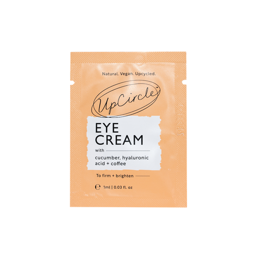 UpCircle Eye Cream with Cucumber, Hyaluronic Acid &amp; Coffee — Sample Sachet UpCircle Beauty | 1ml trial size