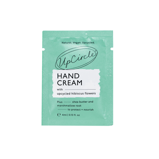 UpCircle Hand Cream with Upcycled Hibiscus Flowers — Sample Sachet UpCircle Beauty | 4ml trial size
