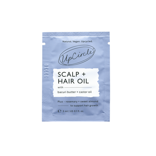 UpCircle Scalp + Hair Oil with Bacuri Butter &amp; Castor Oil — Sample Sachet UpCircle Beauty | 3ml trial size