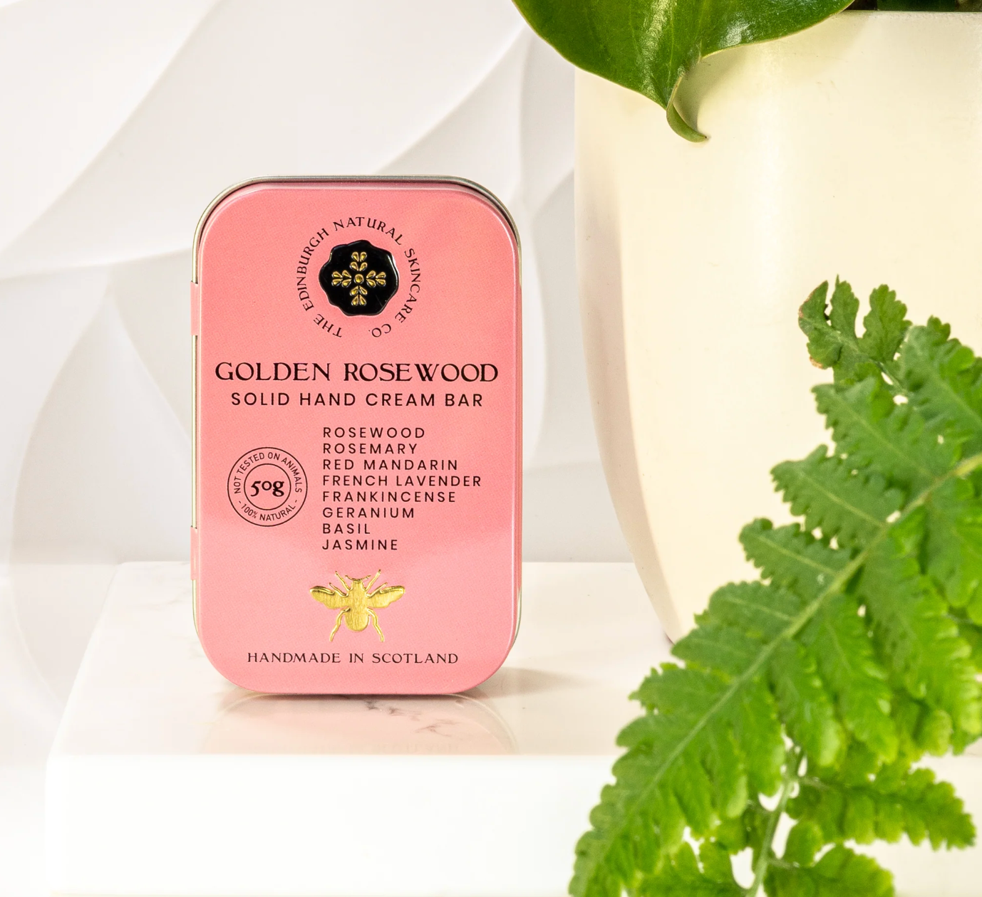 Golden Rosewood Luxury Hand Cream Bar | 50g